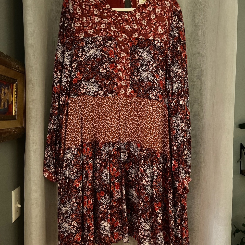 Anthropologie Mauve dress
